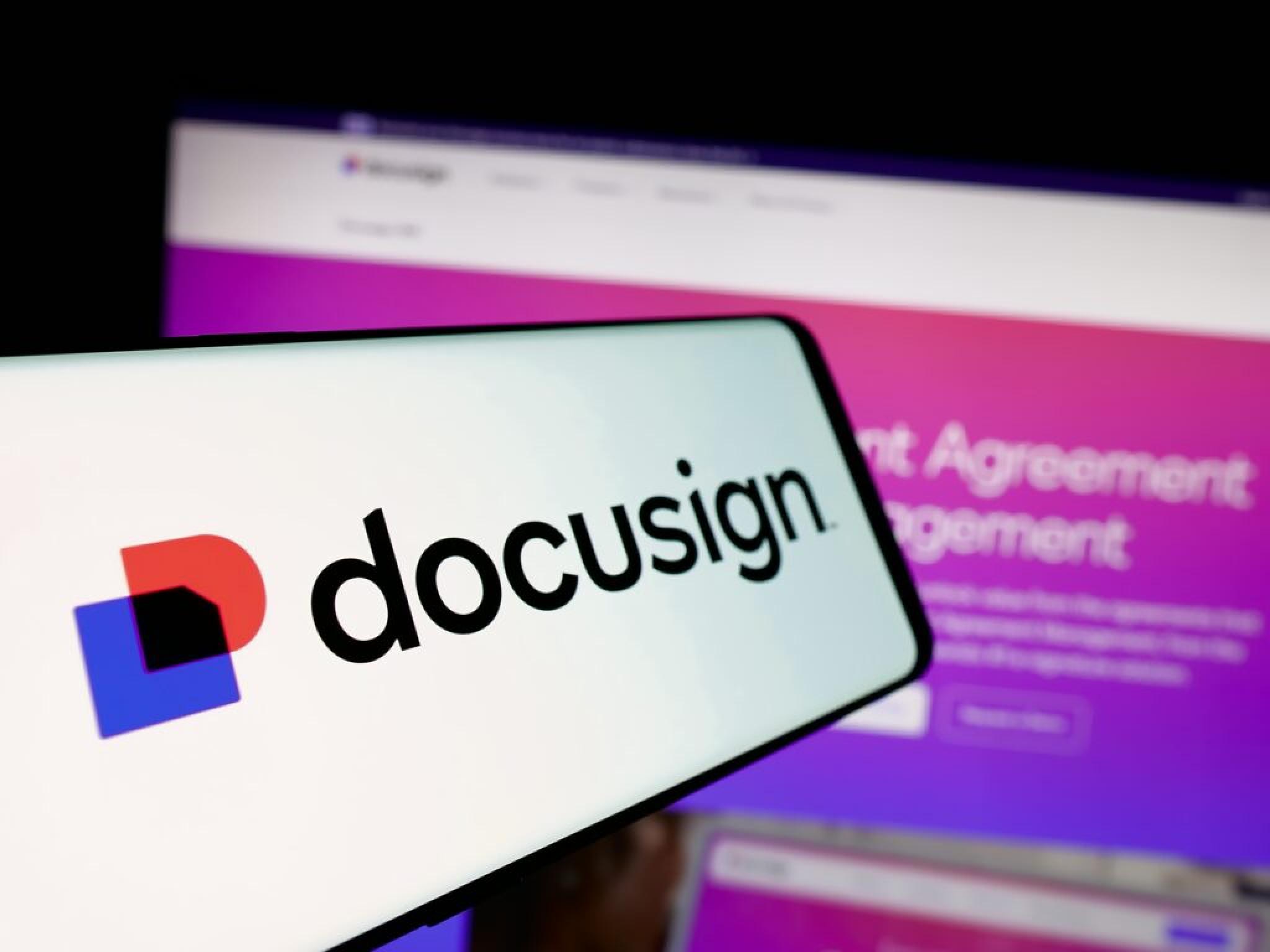 Why Docusign Shares Are Trading Higher by Over 8%; Here Are 20 Stocks Moving